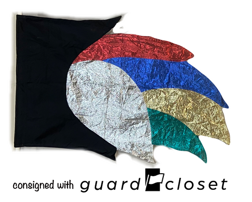 13 black multi color flags guardcloset