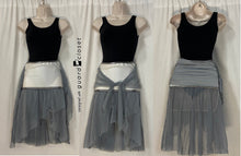 Load image into Gallery viewer, 15 white mini skirts with gray mesh skirting
