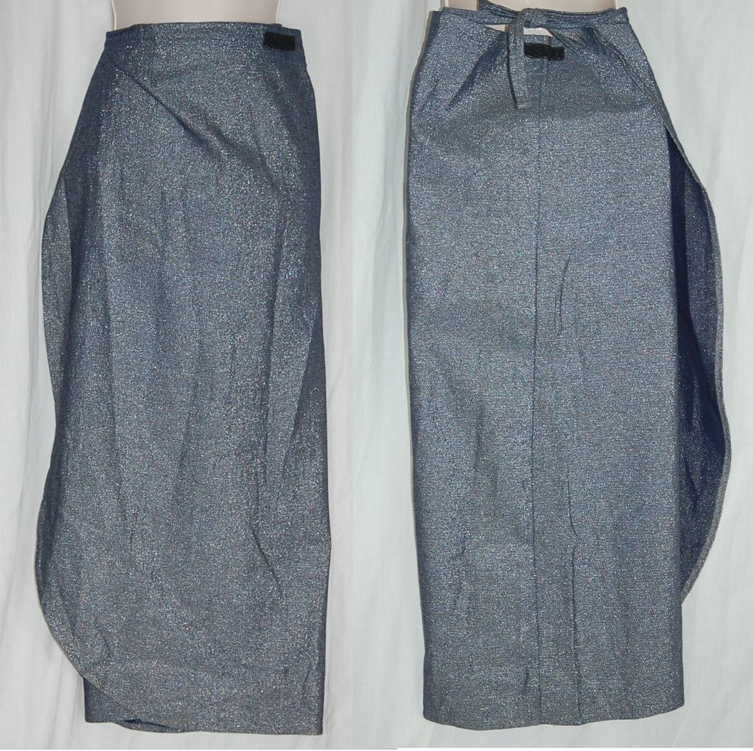 30 Gray Sparkle Wrap Skirts