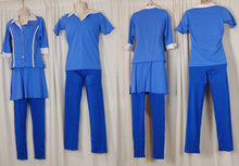 Load image into Gallery viewer, 12 2-piece Blue Flight Attendant Costumes
