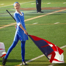 Load image into Gallery viewer, 12 2-piece Blue Flight Attendant Costumes
