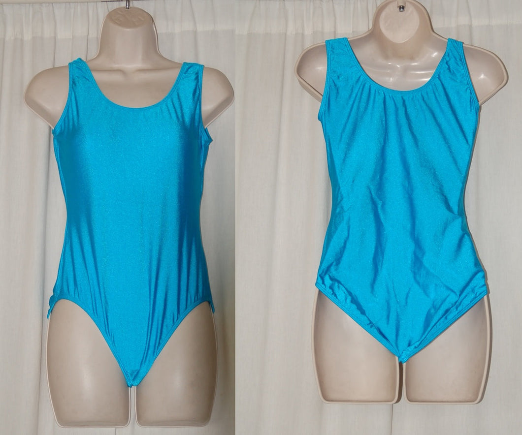 15 aqua/turquoise Leotards