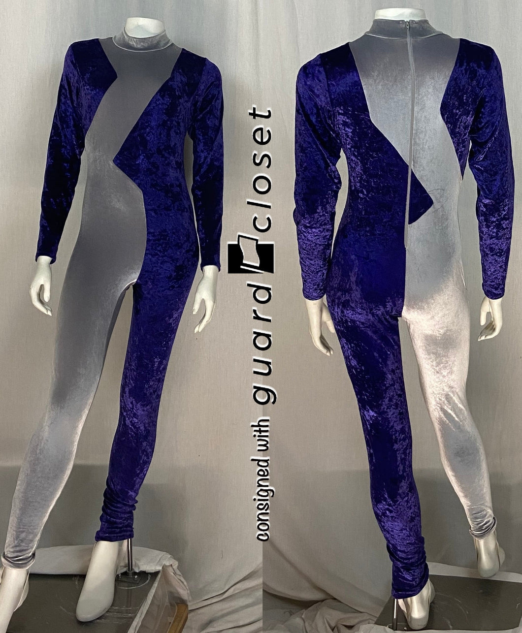 22 purple gray FJM unitards