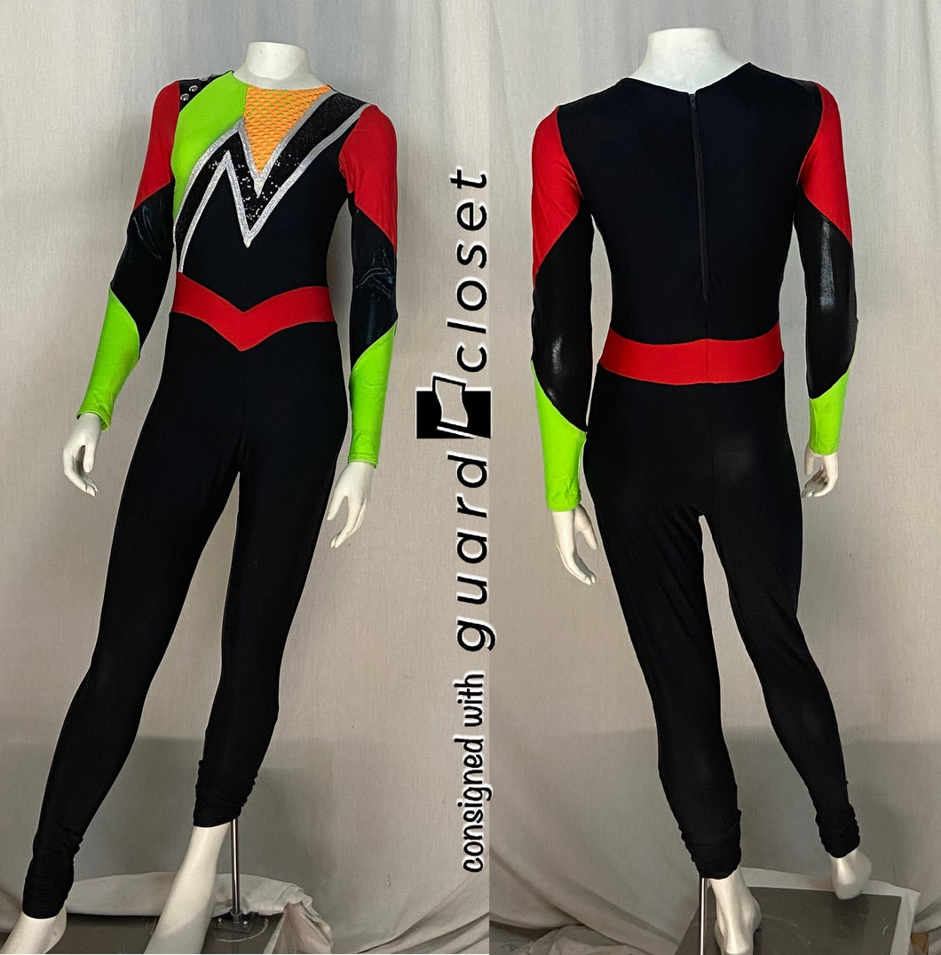 20 red orange green black unitards Fred J. Miller