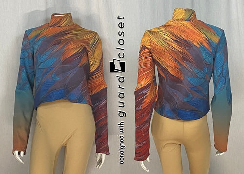 48 feather motif performance tops + 47 shako covers Showday Designs