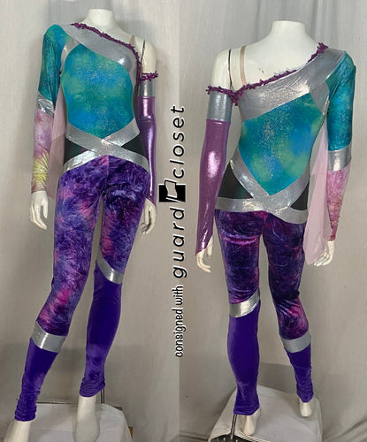 10 purple aqua unitards guardcloset