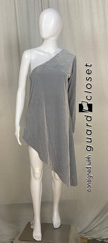 20 female gray one shoulder asymmetrical tunics + 3 male gray tanks Band Shoppe