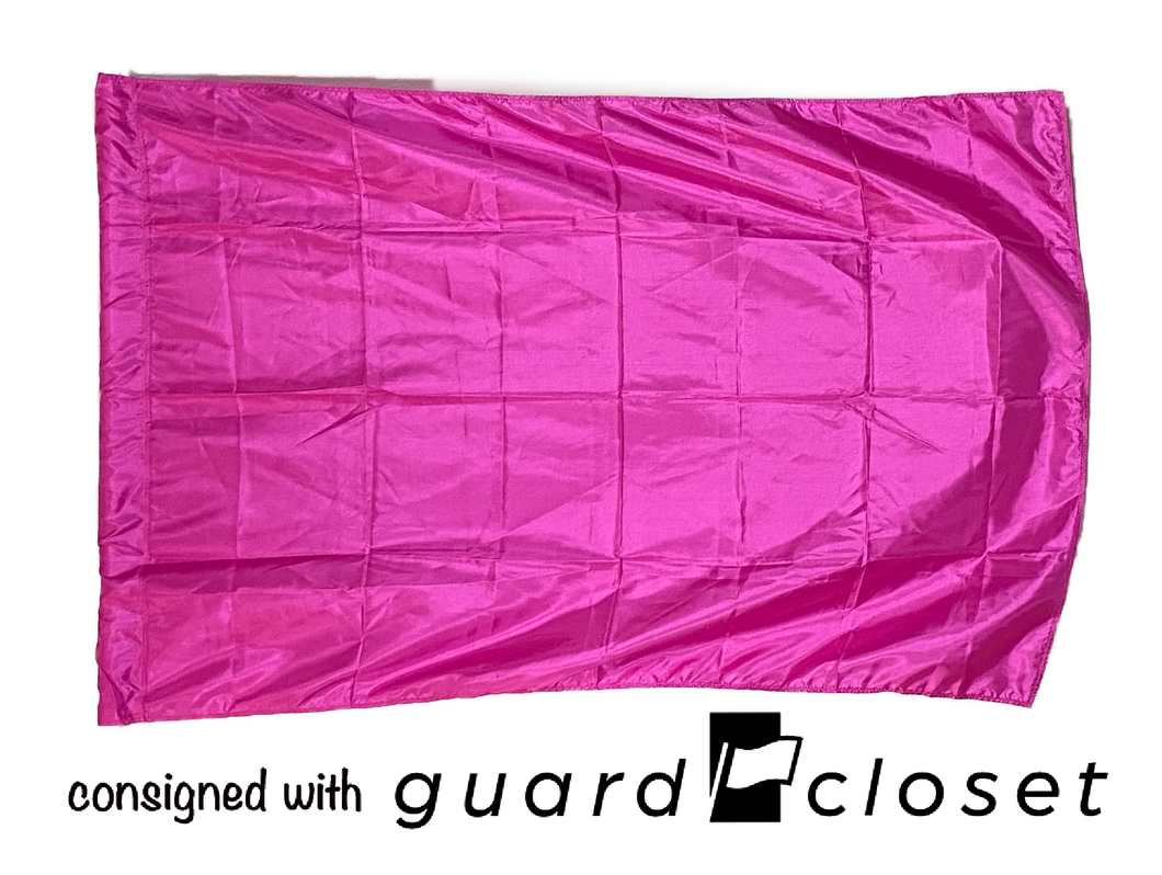 9 Solid Hot Pink Flags