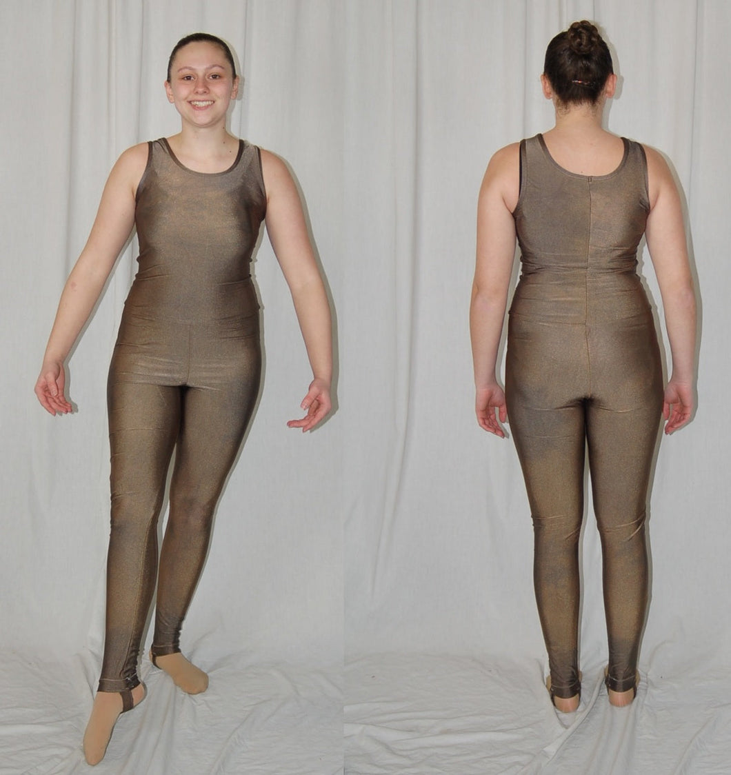 8 Gray/green Dance Sophisticates Unitards