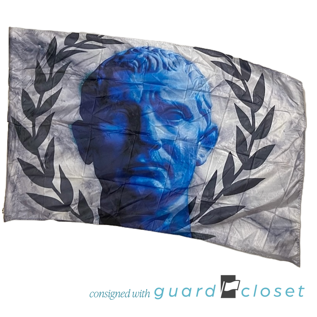 27 Blue Gray Caesar Roman Emperor Flags