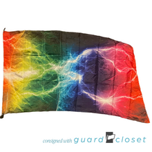 Load image into Gallery viewer, 22 multicolor electricity flags by Showday Designs
