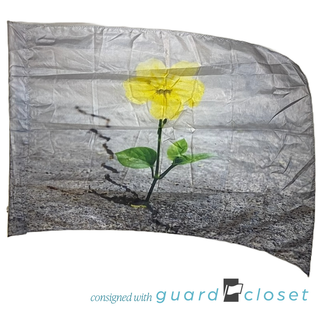 8 Yellow Flower Flags by Digital Performance Gear