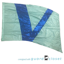 Load image into Gallery viewer, 16 Seafoam &amp; Royal Blue &quot;Love&quot; Flags
