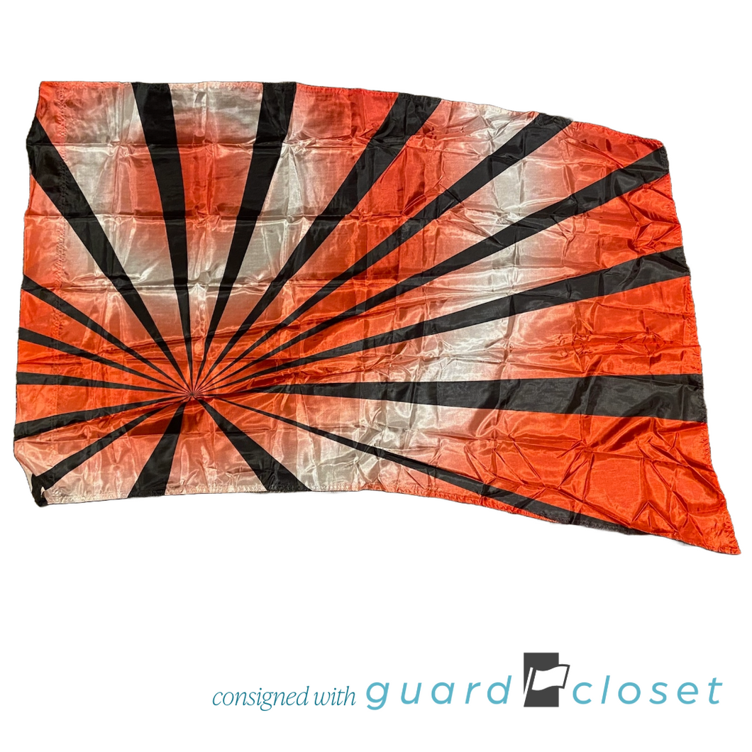 13 Orange Colorway Burst Flags by Style Plus