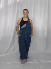 Load image into Gallery viewer, 21 blue denim overalls
