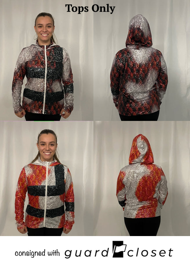 105 koi fish Team Go Figure! hooded jackets