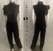 Load image into Gallery viewer, 13 black sleevless skirted unitards +1 unitard guardcloset
