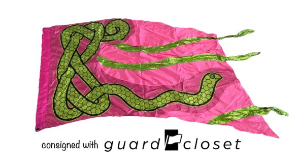 6 Total Blue pink green Snake serpent Flags by McCormick's