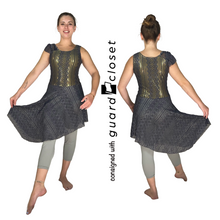 Load image into Gallery viewer, 14 Gold Gray Varied Styles dresses/unitards
