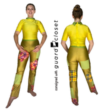 Load image into Gallery viewer, 28 Yellow Green Patchwork Assorted Unitards/Dresses by Creative Costuming &amp; Designs
