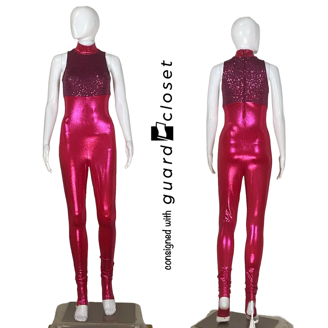 11 Sleeveless Fuschia Unitards by Band Shoppe