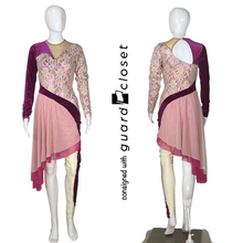 Load image into Gallery viewer, 13 shades of pink/ivory single leg unitards by A Wish Come True
