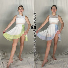 Load image into Gallery viewer, 17 White Tank Dresses with dyed skirts by Balera
