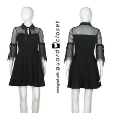 Load image into Gallery viewer, 11 Black Varied Sleeve &amp; Neckline Dresses
