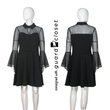 Load image into Gallery viewer, 11 Black Varied Sleeve &amp; Neckline Dresses
