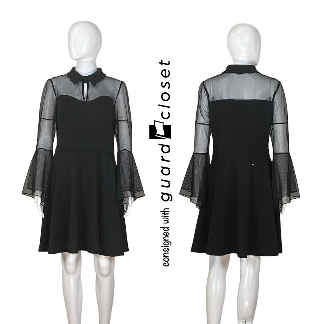 11 Black Varied Sleeve & Neckline Dresses