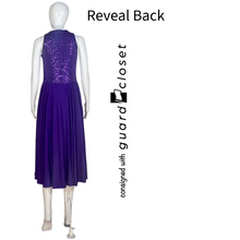 Load image into Gallery viewer, 12 Sleeveless Red or Blue to Purple Reveal Costume by Dance Sophisticates
