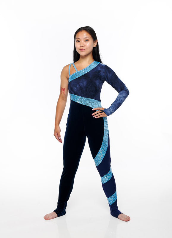 Asymmetrical Unitard by Showday Designs