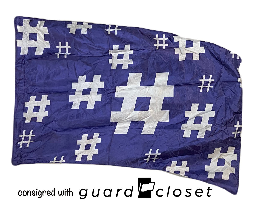 19 blue hashtag flags Band Shoppe