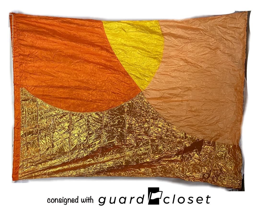 6 gold/orange/yellow flags guardcloset