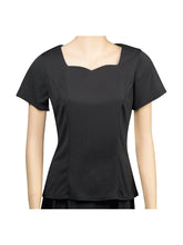 Load image into Gallery viewer, DAPHNE (Style 2203Y) - Sweetheart Neck Short Sleeve Blouse - Youth Cousin&#39;s Concert Attire
