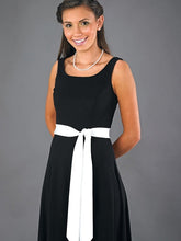 Load image into Gallery viewer, HANNAH (Style #400) - Scoop Neck Sleeveless Swing Dress Cousins Concert Attire

