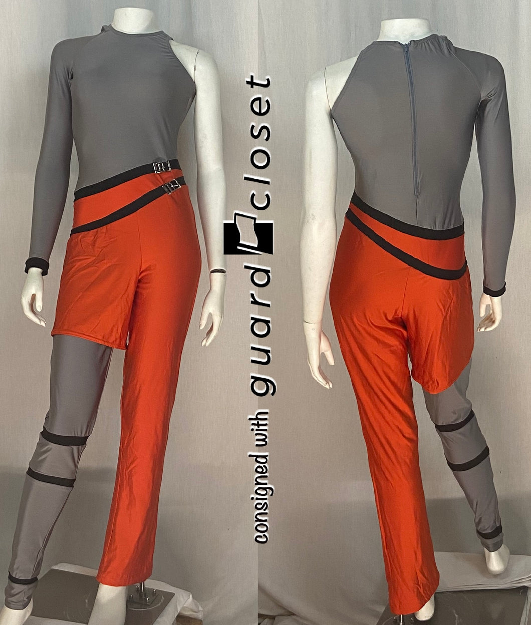 27 orange/gray unitards Fred J. Miller