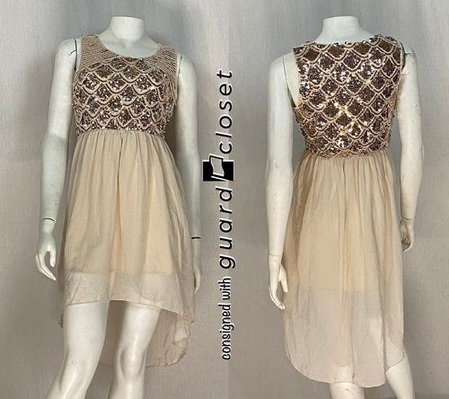 12 beige/copper sleeveless dresses Alexandra Collection