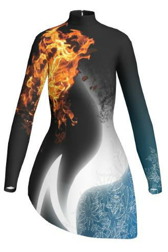 GPG-041 MUSIC FIRE & ICE PERFORMANCE TUNIC MDN